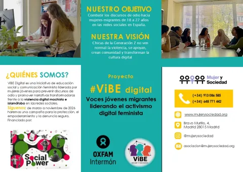 Flyer proyecto ViBE Digital